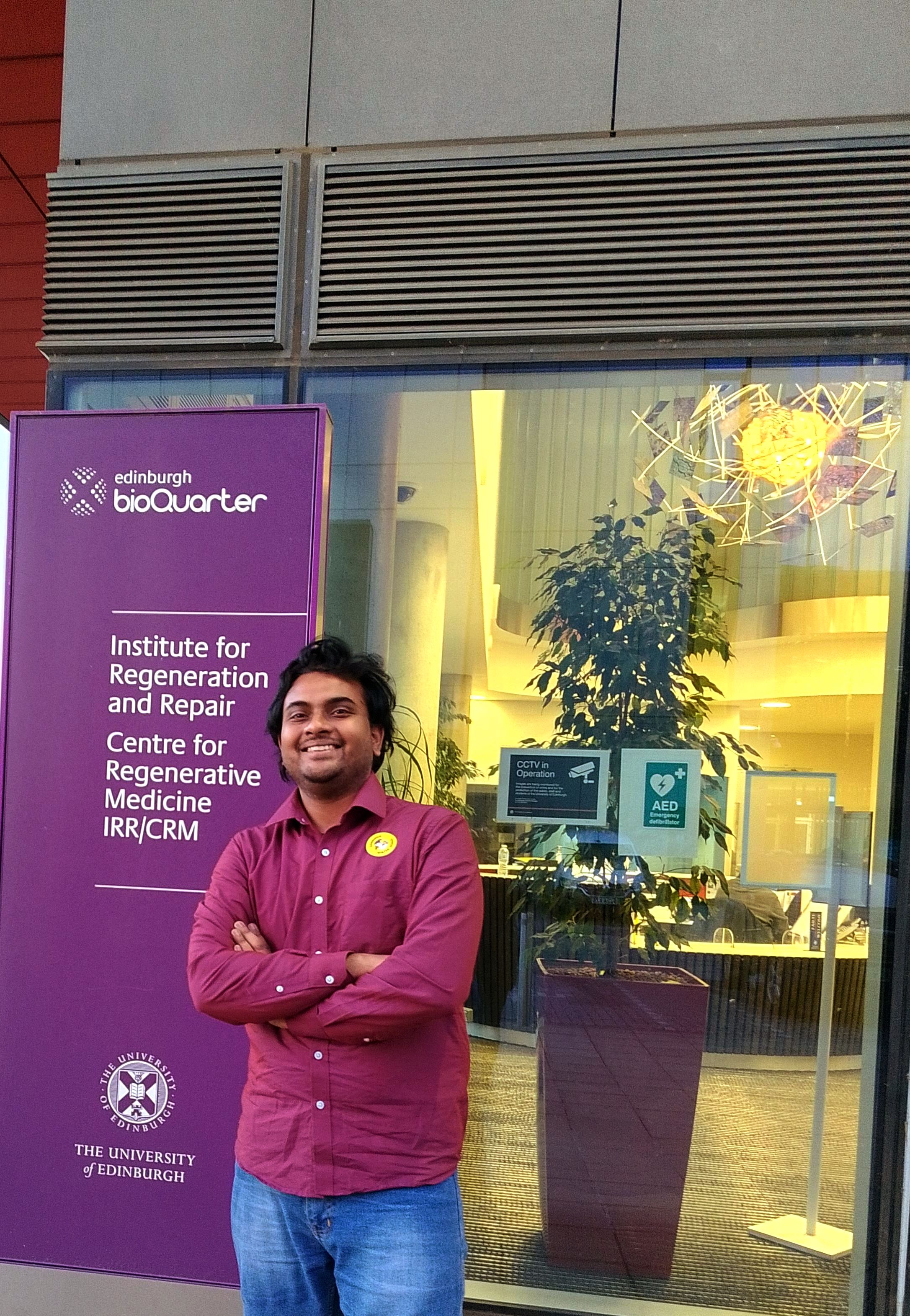 Balaga Raghuram at Winter School in Programming, University of Edinburgh